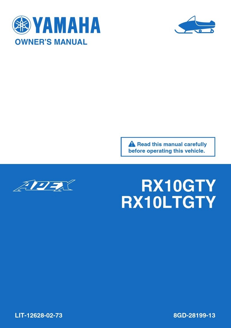 Yamaha Apex RX10GTY owner's manual