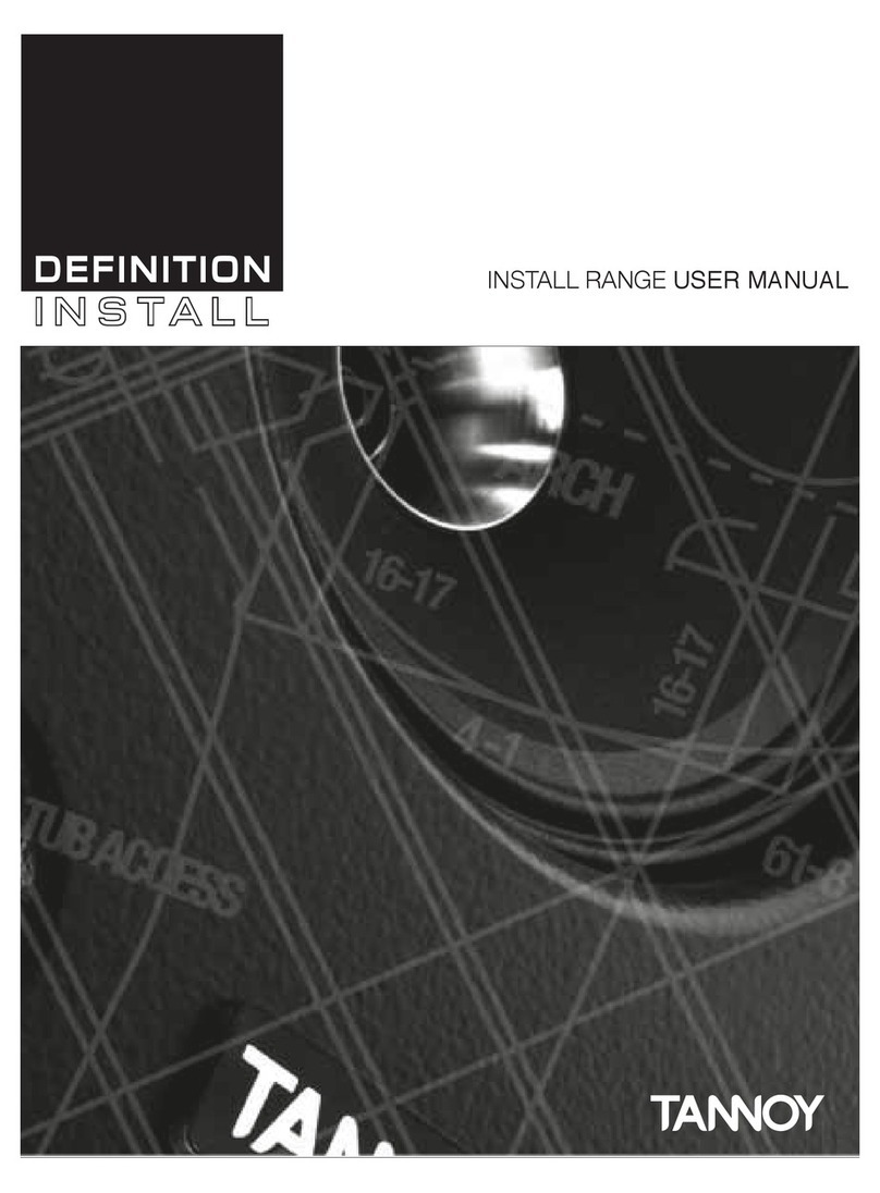Tannoy Definition Install DC6i User manual