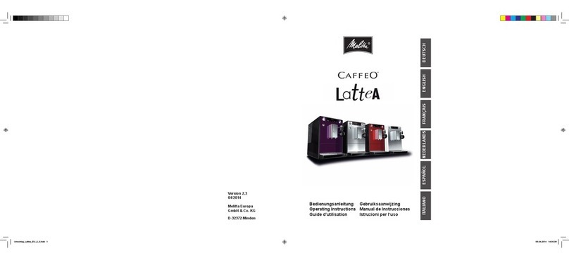 Melitta CAFFEO LATTEA User manual