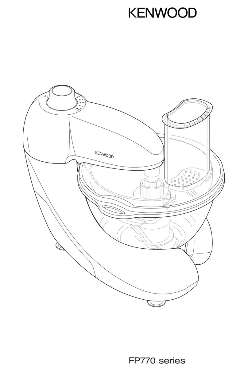Kenwood FP770 series User manual