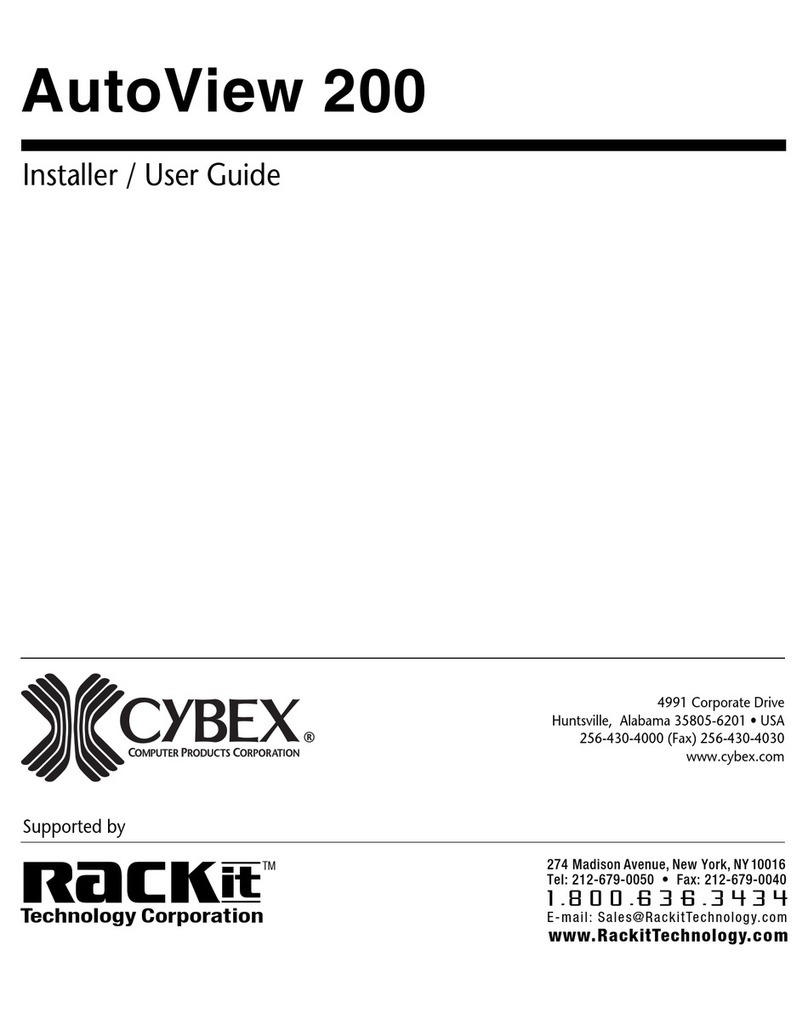 CYBEX autoview 200 Installer and user guide