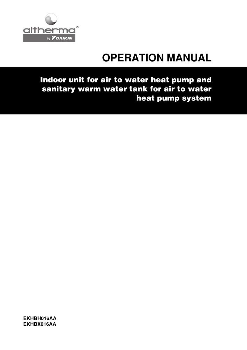 Daikin EKHBH016AA Operation manual
