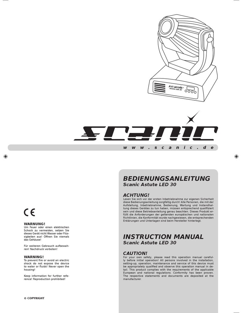 Scanic Astute LED 30 User manual