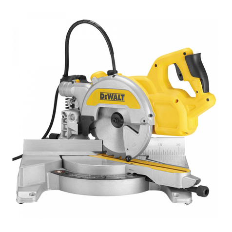 DeWalt DWS771 User manual