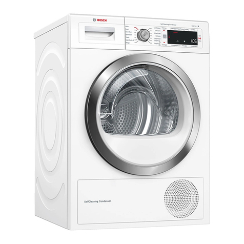 Bosch WAYH8790GB Instruction manual and installation instructions