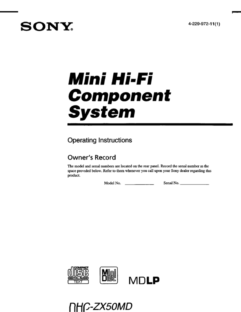 Sony dhc-zx50md User manual