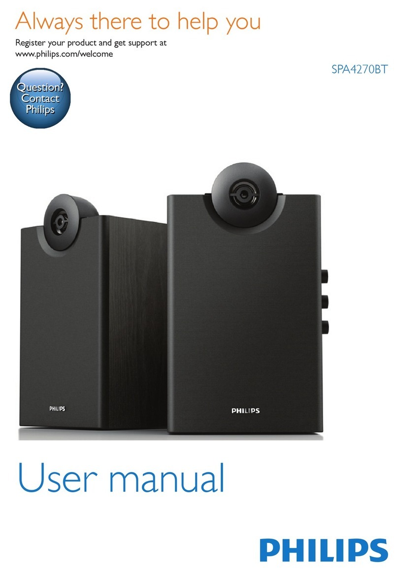 Philips SPA4270BT User manual