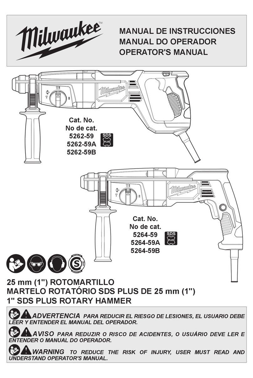 Milwaukee 5264-59 Operator's manual