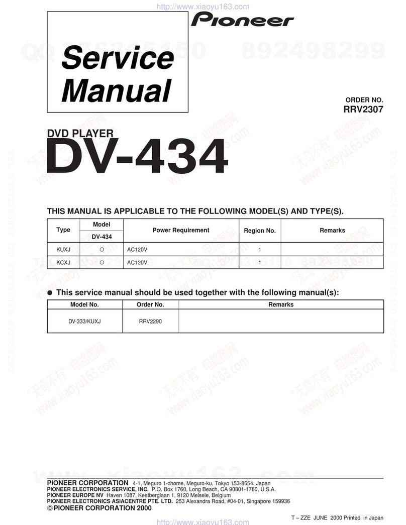 Pioneer DV-434 User manual