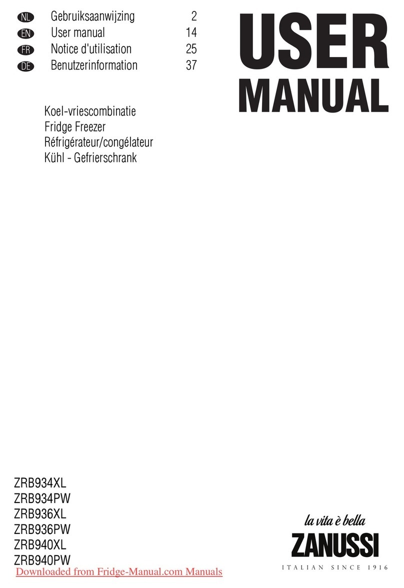 Zanussi ZRB934XL User manual