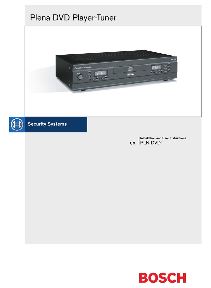 PLENA PLN-DVDT Installation and user instructions