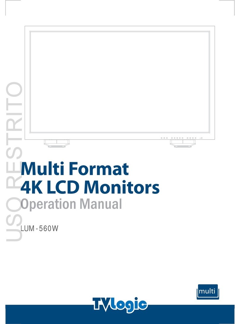 TV Logic LUM-560W User manual