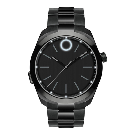 Movado BOLD MOTION User manual Movado BOLD MOTION User manual