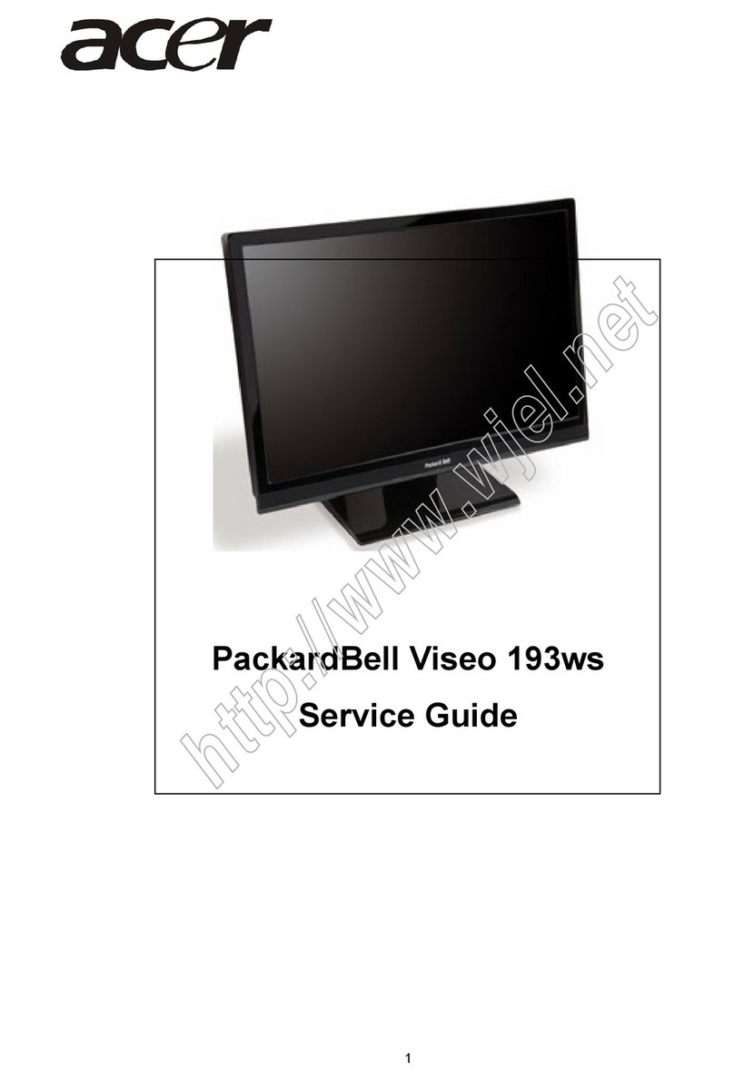Acer packardbell viseo 193ws User manual