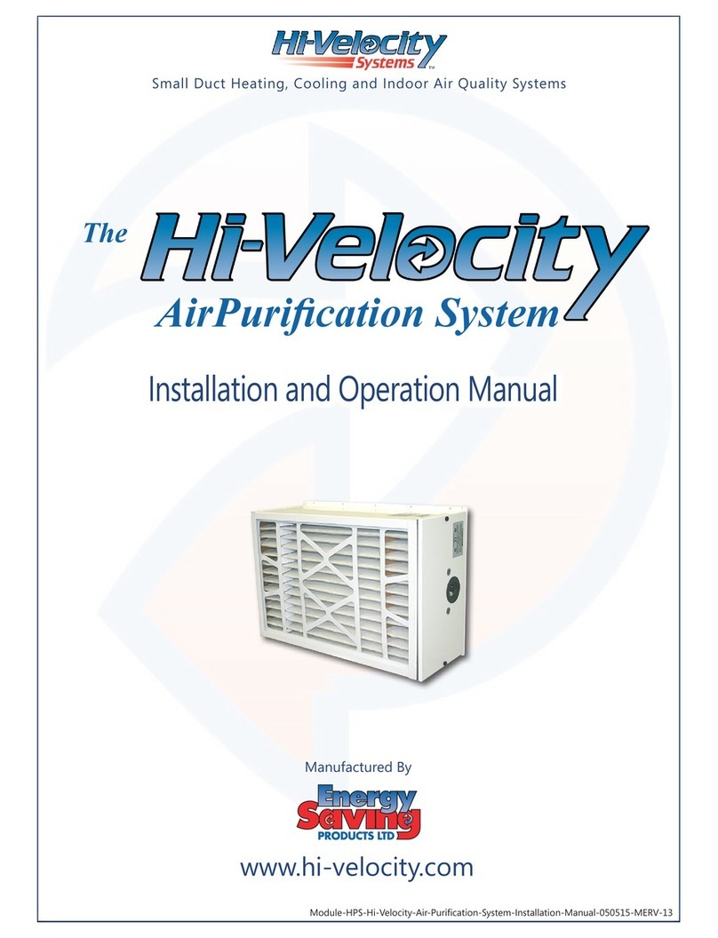 Hi-Velocity HE PS Installation and operation manual