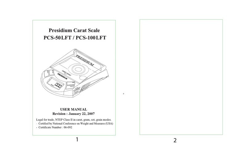 PRESIDIUM PCS-50 LFT user manual
