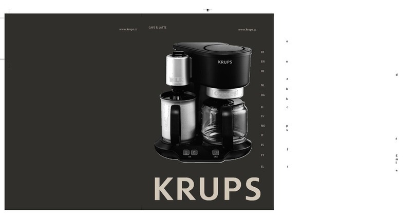Krups KM310_IFU User manual Krups KM310_IFU User manual