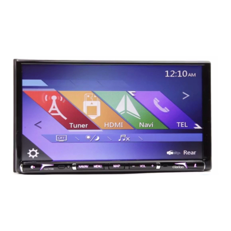 Clarion NX706 User manual