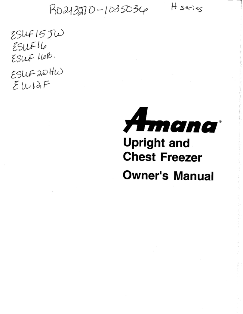 Amana ESUF15JW owner's manual