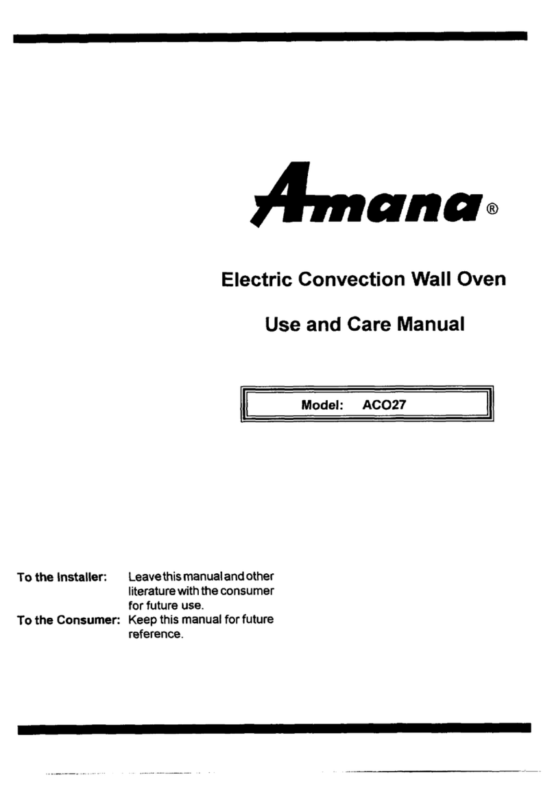 Amana ACO27 User manual