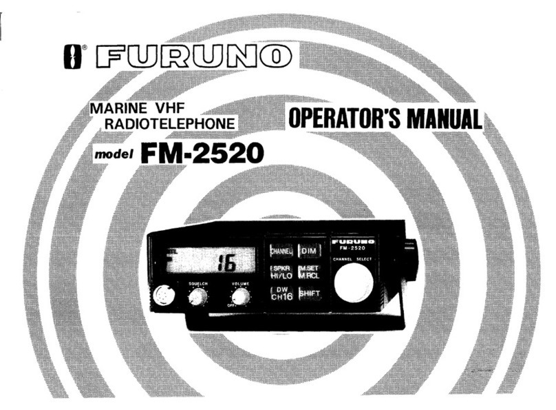 Furuno FM-2520 Operator's manual
