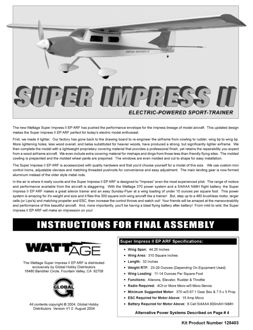 WATT AGE Super Impress II EP ARF User manual