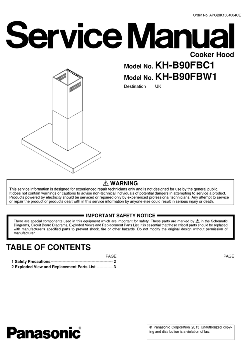 Panasonic KH-B90FBW1 User manual