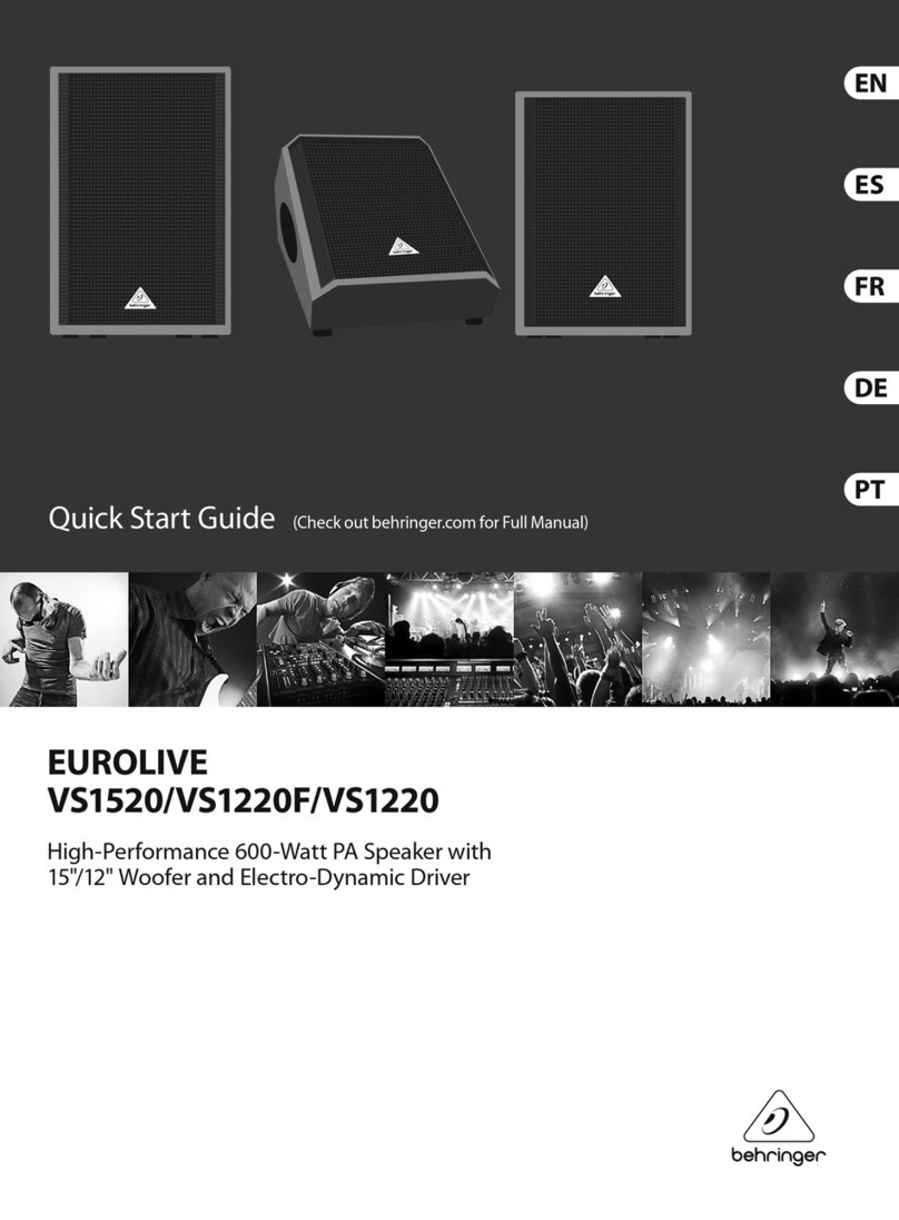 EUROLIVE EUROLIVE VS1520 quick start guide