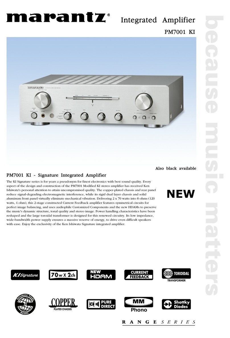 Marantz PM7001 KI User manual