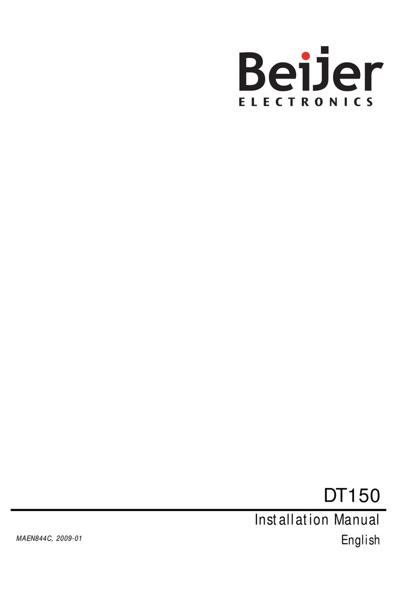 BeiJer DT150 installation manual