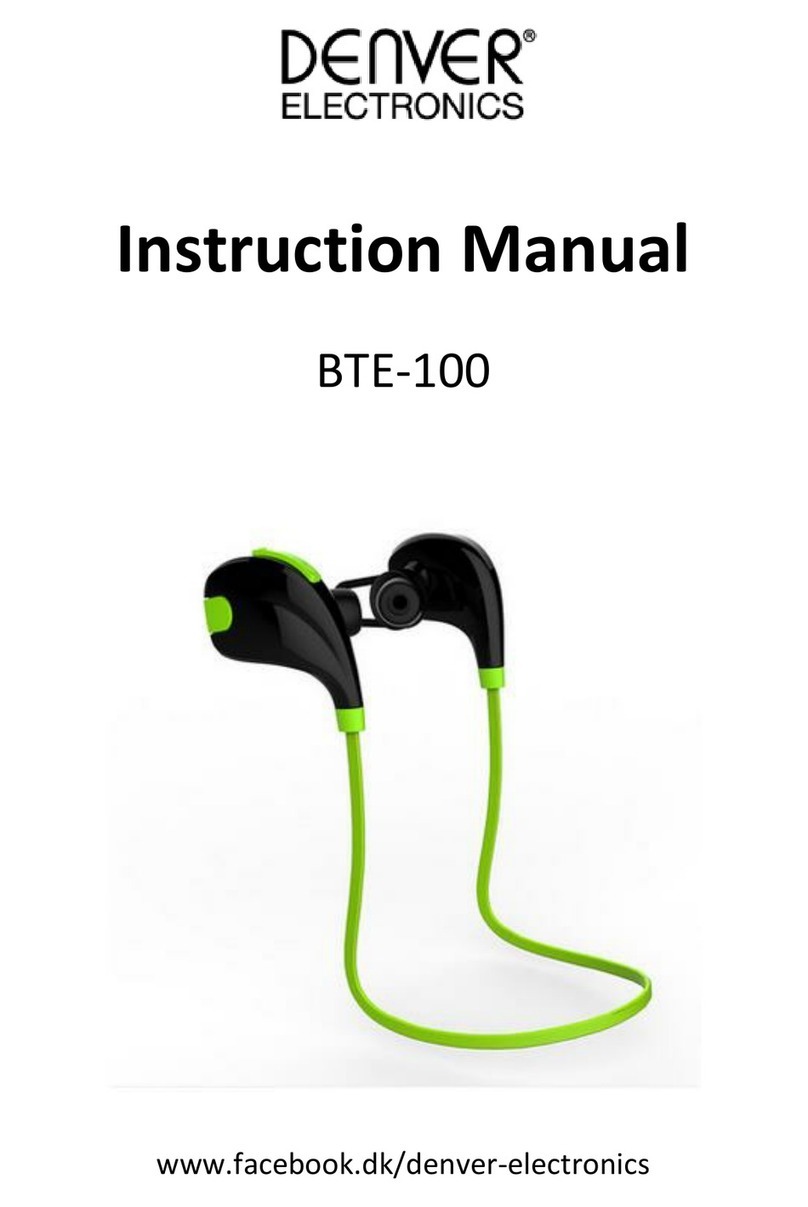 Denver BTE-100 instruction manual