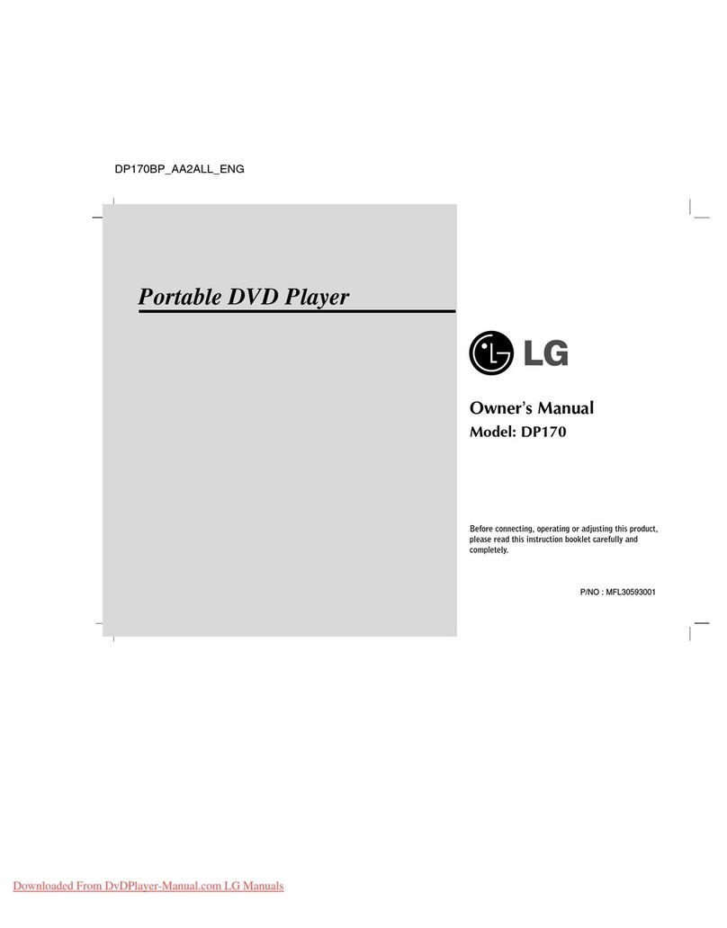 LG DP170 owner's manual