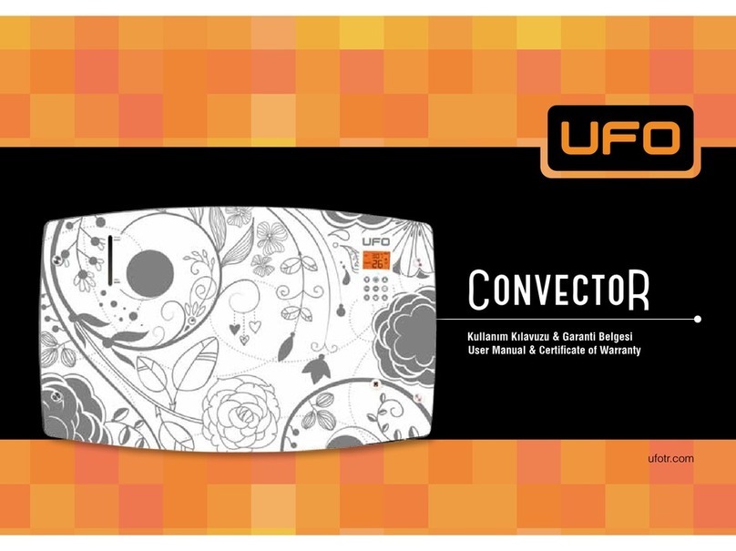 UFO LC20EN Flora User manual & certificate of warranty
