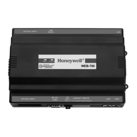 Honeywell WEB-700 User manual