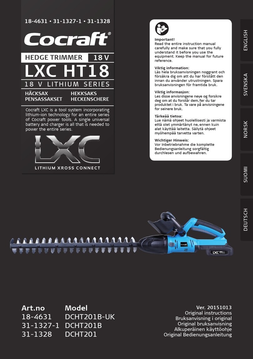 Cocraft DCHT201 Original instructions