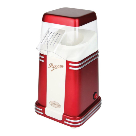 Nostalgia Electrics MINI RETRO POPCORN MAKER RHP-310 Quick guide Nostalgia Electrics MINI RETRO POPCORN MAKER RHP-310 Quick guide