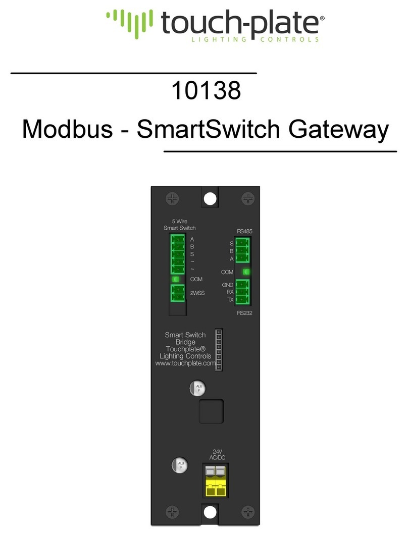 Touch-plate 10138 manual Touch-plate 10138 manual