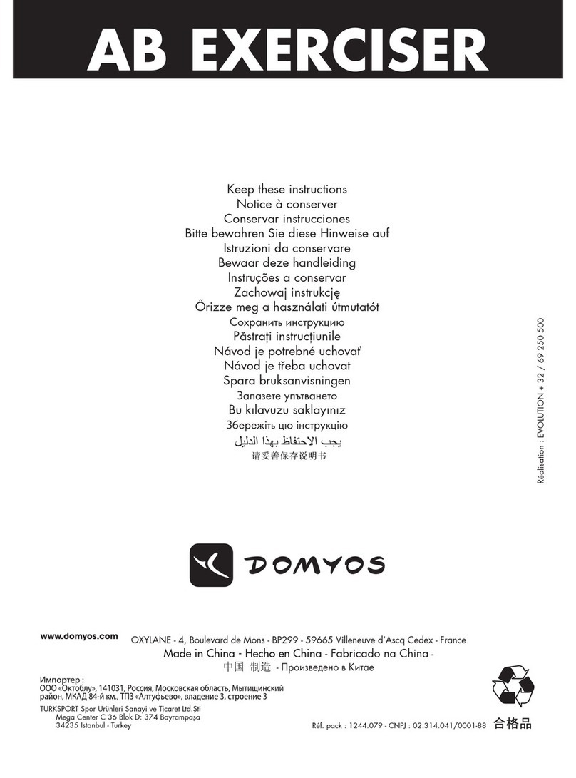 Domyos AB EXERCISER User manual