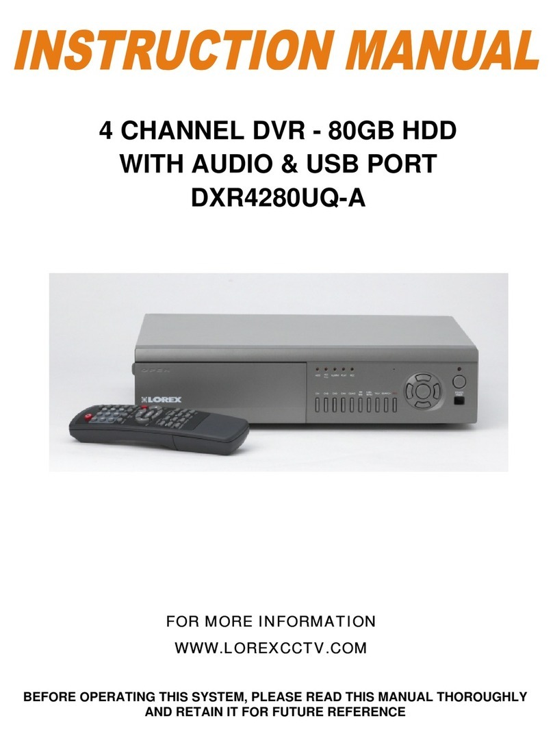 Lorex DXR4280UQ-A User manual