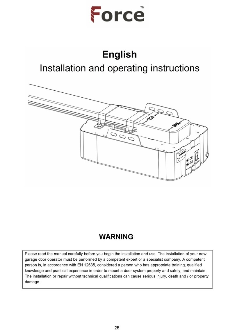 Force FS Series Installation and operating instruction