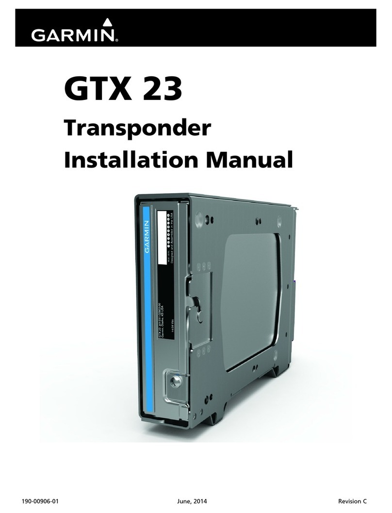 Garmin GTX 23 installation manual