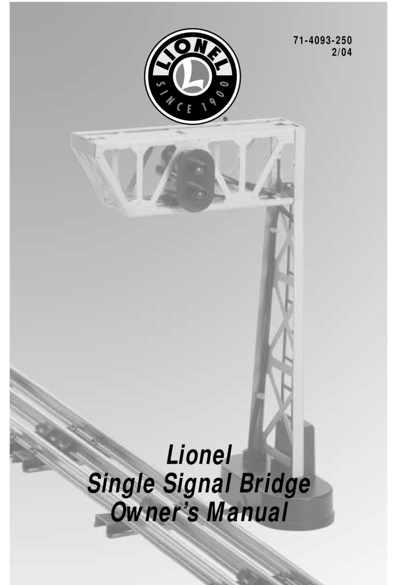Lionel Single Signal Bridge owner's manual