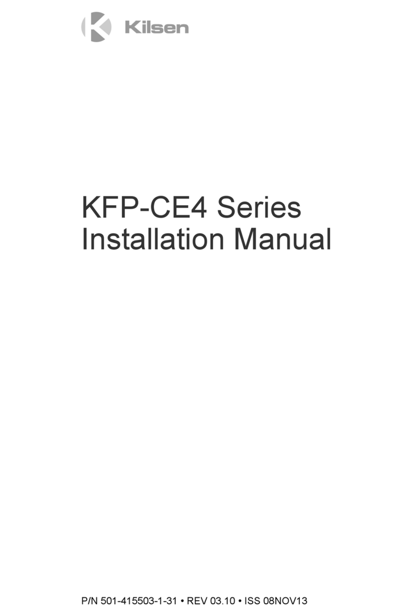 Kilsen KFP-CE4 Series installation manual