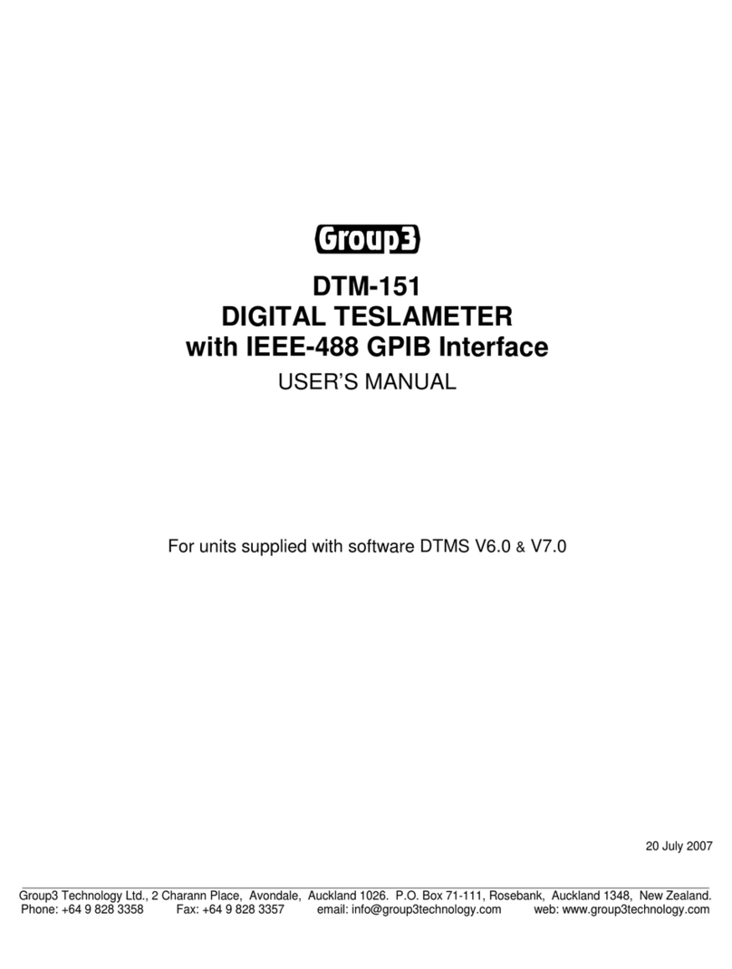 Group3 DTM-151 user manual