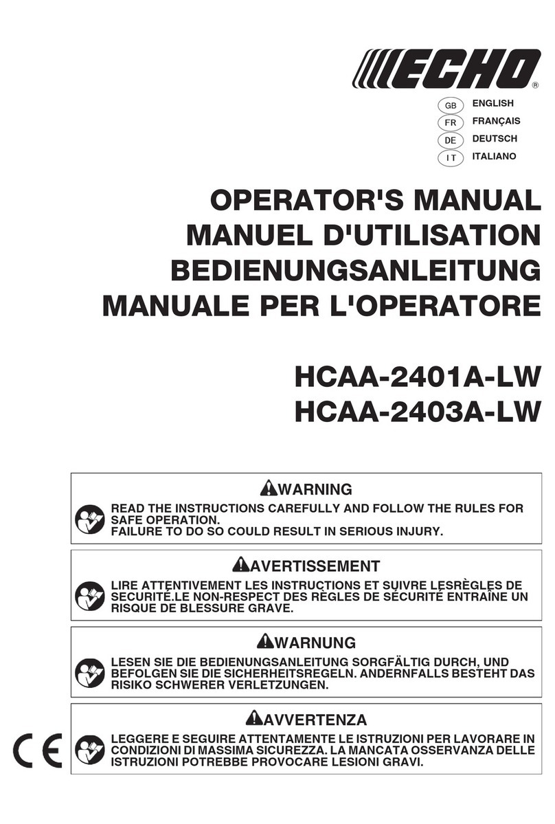 Echo HCAA-2401A-LW User manual