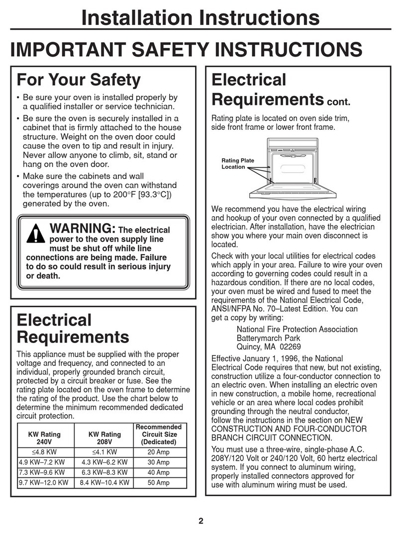 GE JTP35 User manual