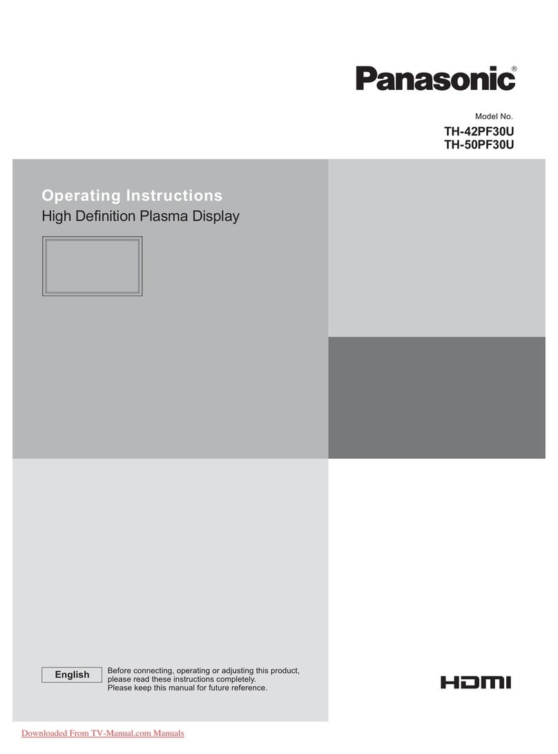 Panasonic TH-42PF30U User manual