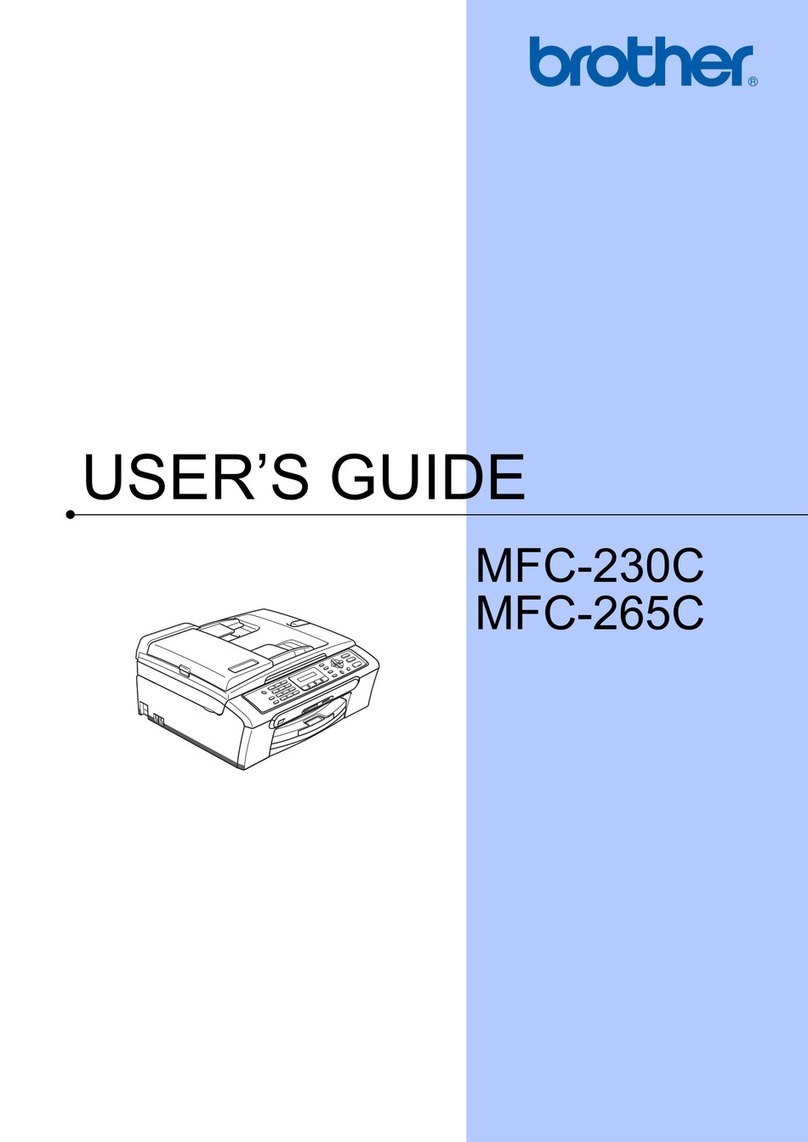 Brother MFC-265C User manual