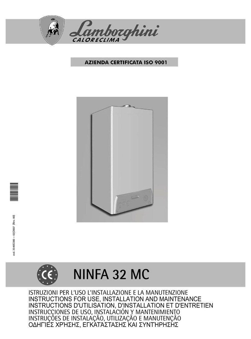 Lamborghini Caloreclima NINFA 32 MC Troubleshooting guide Lamborghini Caloreclima NINFA 32 MC Troubleshooting guide