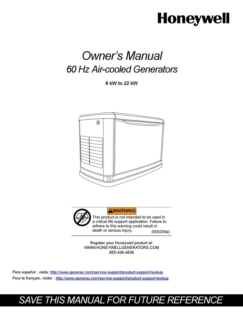 Honeywell 8 kW User manual